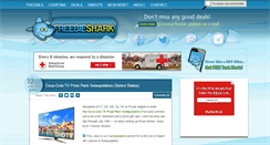 Desktop Screenshot of freebieshark.com